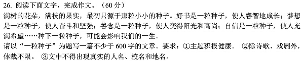 一粒种子作文600字